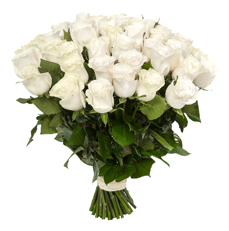 Букет из 55 роз «Лики любви» 60 см