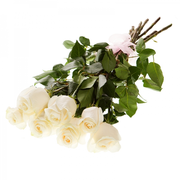 Букет из 7 роз «Пенелопа» 60 см